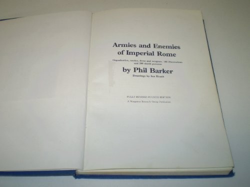 Cover for Armies and enemies of Imperial Rome