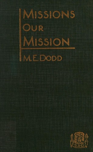 Cover for Missions our mission
