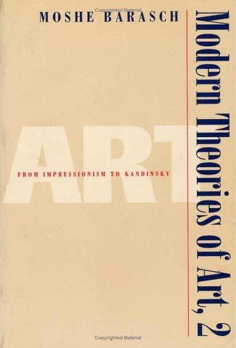 Cover for Modern Theories of Art