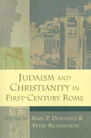Cover for Judaism and Christianity in first-century Rome