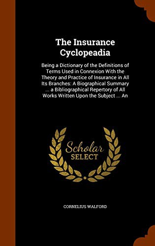 Cover for The Insurance Cyclopeadia