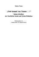 Cover for "Gott kommt von Teman--"