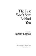 Cover for The past won't stay behind you
