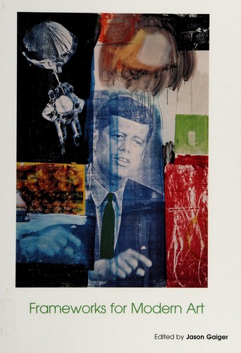 Cover for Frameworks for modern art