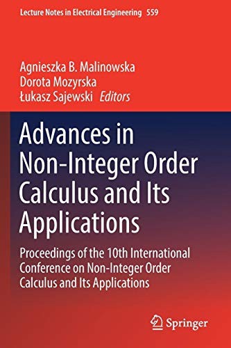 Cover for Advances in Non-Integer Order Calculus and Its Applications