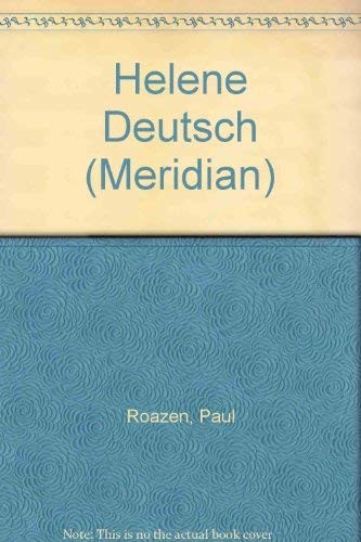 Cover for Helene Deutsch