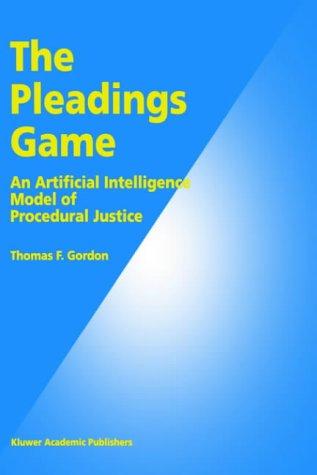 Cover for The pleadings game
