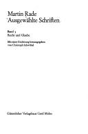 Cover for Ausgewählte Schriften