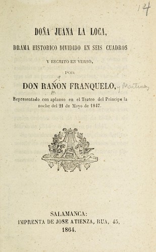Cover for Doña Juana la Loca