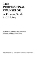 Cover for The professional counselor