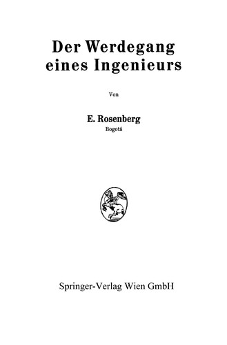 Cover for Der Werdegang eines Ingenieurs