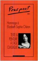 Cover for Hommage à Elizabeth Sophie Chéron