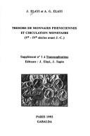Cover for Trésors de monnaies phéniciennes et circulation monétaire