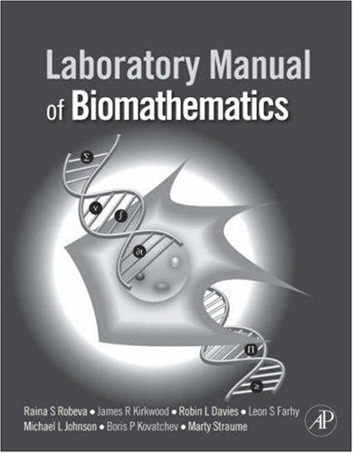 Cover for Laboratory Manual of Biomathematics