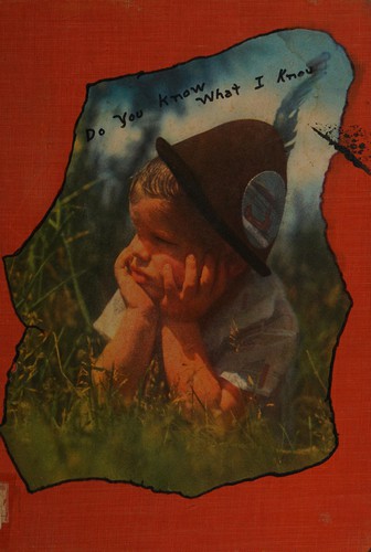 Cover for Do you know what I know?