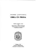 Cover for Obra en prosa