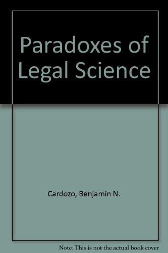 Cover for The paradoxes of legal science