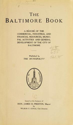Cover for The Baltimore book