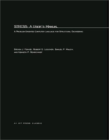 Cover for STRESS: A User's Manual