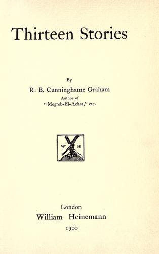 Cover for Thirteen stories