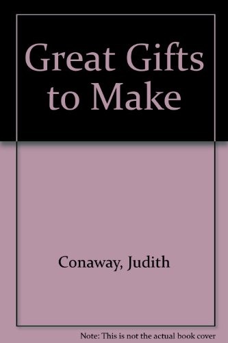 Cover for Great gifts to make