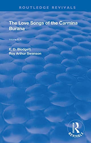 Cover for Love Songs of the Carmina Burana