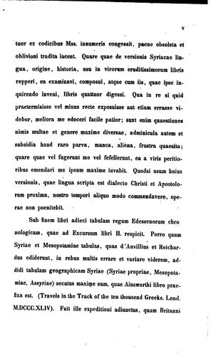 Cover for De Novi Testamenti versione Syriaca antiqua quam Peschitho vocant libri quattuor