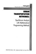 Cover for Urban transportation networks