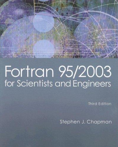 Cover for Fortran 95/2003 for Scientists & Engineers