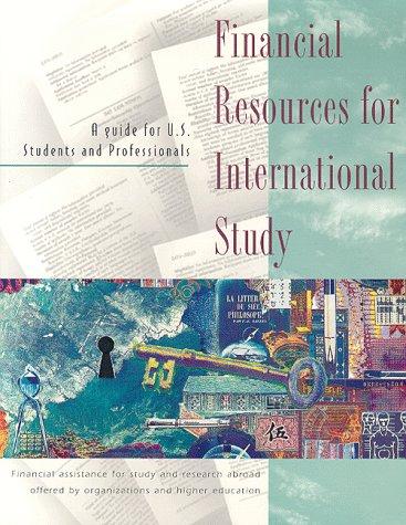 Cover for Financial resources for international study