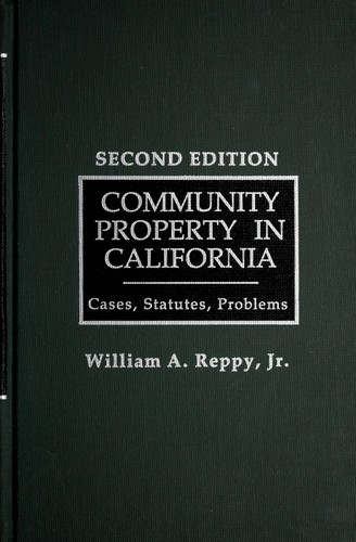 Cover for Community property in California