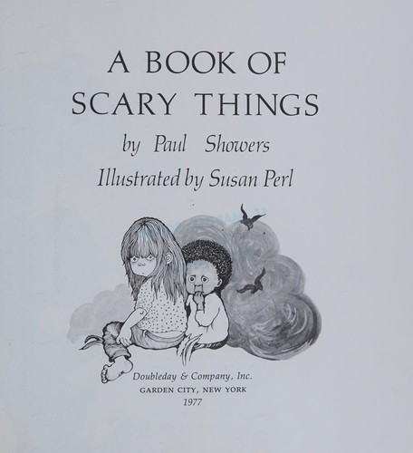 Cover for A book of scary things