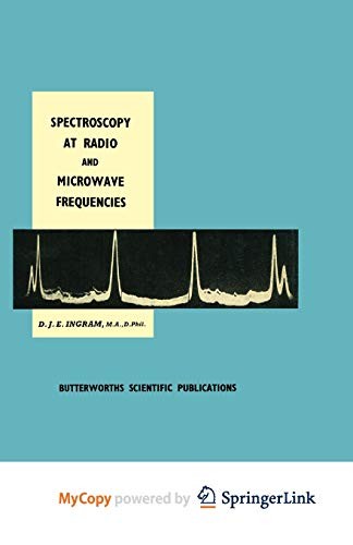 Cover for Spectroscopy at Radio and Microwave Frequencies
