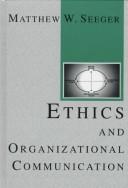 Cover for Ethics and organizational communication