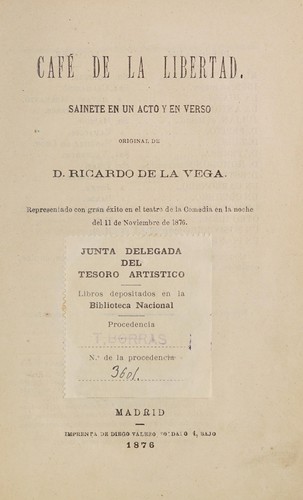 Cover for Café de la libertad