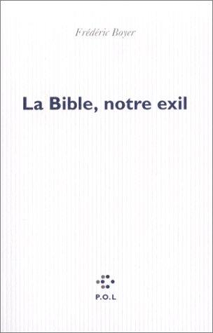 Cover for La Bible, notre exil