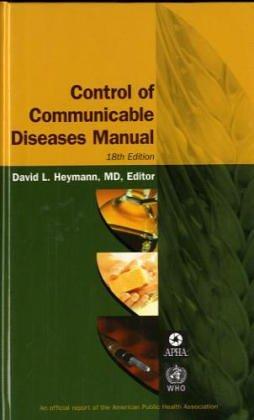 Cover for Control Of Communicable Diseases Manual