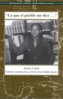 Cover for Lo que el pueblo me dice--