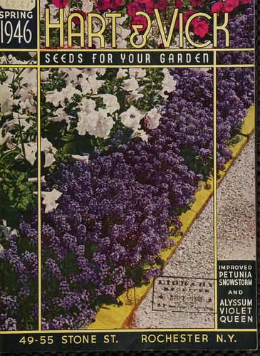 Cover for Hart & Vick seeds for your garden, spring 1946