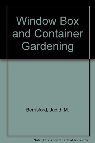 Cover for Window box and container gardening