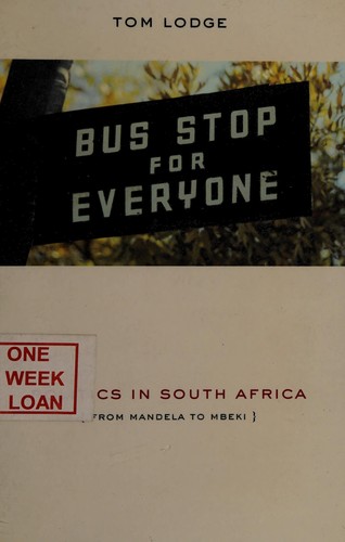 Cover for Politics in South Africa