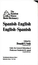 Cover for The Random House Basic Dictionary Spanish English Spanish