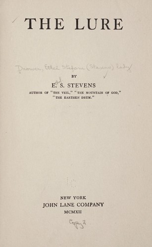 Cover for The lure
