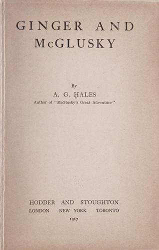 Cover for Ginger and McGlusky
