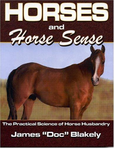 Cover for Horses and horse sense