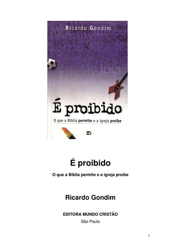 Cover for E  proibido