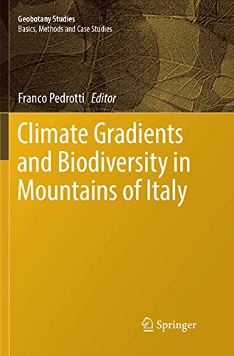 Cover for Climate Gradients and Biodiversity in Mountains of Italy