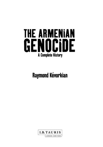 Cover for The Armenian genocide