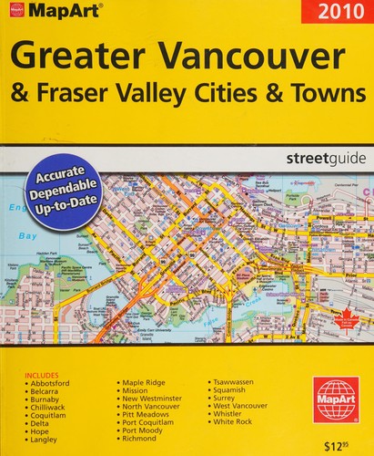 Cover for Greater Vancouver & Fraser Valley Street Atlas