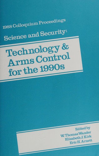 Cover for Science and Security